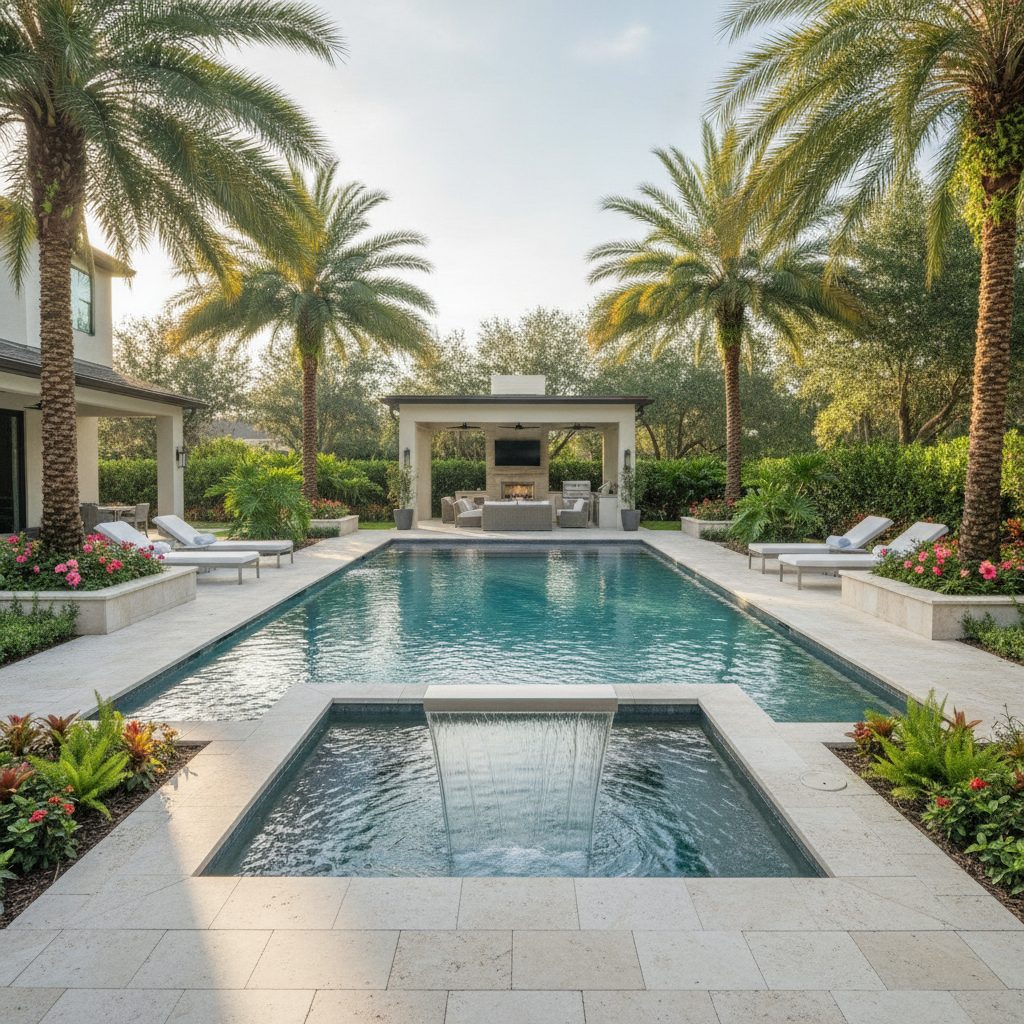 Resort pool and spa, Dr. Phillips